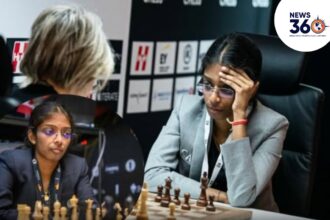 Indian Grandmaster Vaishali Rameshbabu at Norway Chess 2025