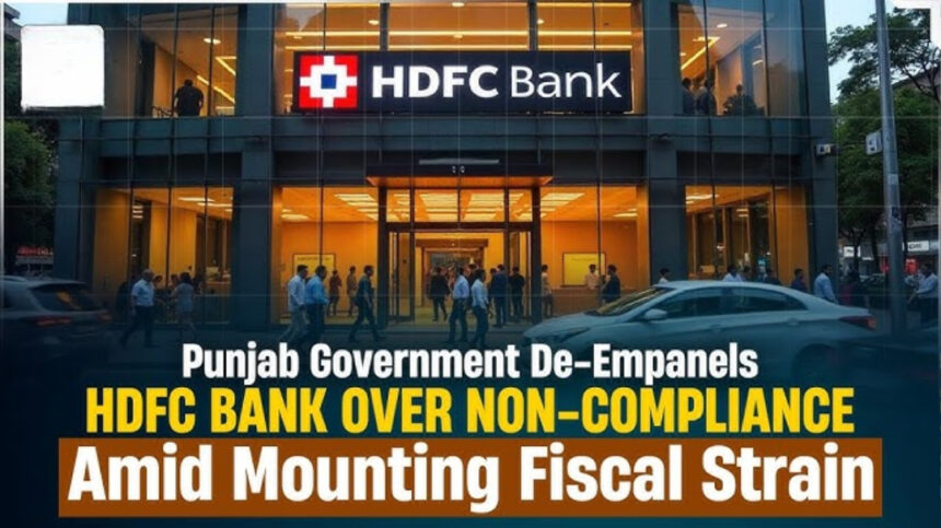 Punjab Government de-empanels HDFC Bank