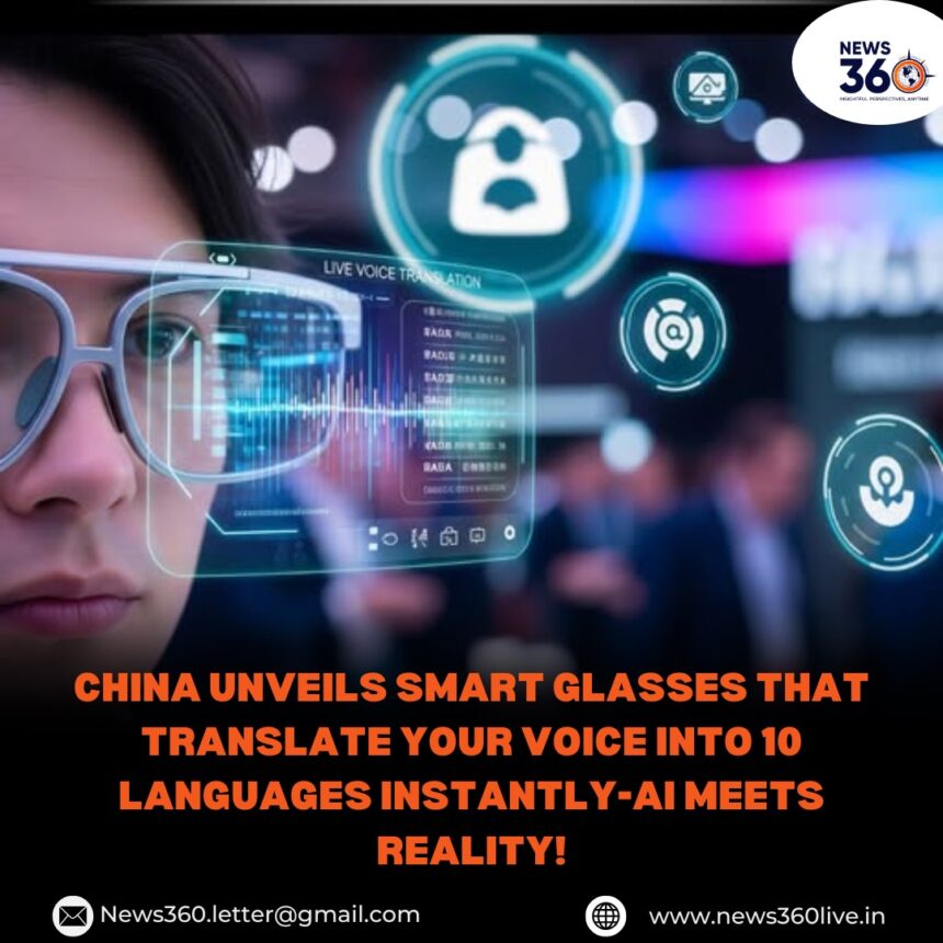 China smart glasses language translation technology