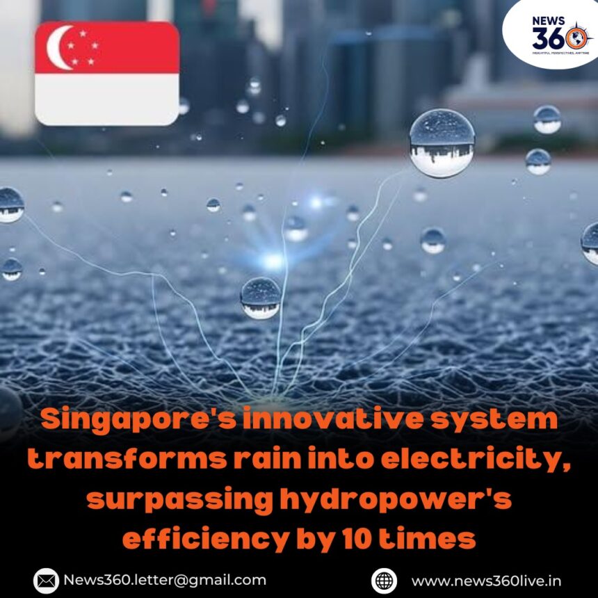 Singapore Rain to Electricity Green Energy System