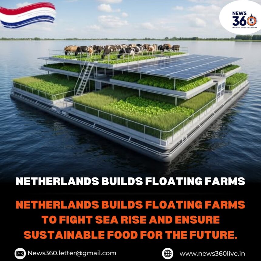 Floating Farm in the Netherlands showcasing sustainability and innovation