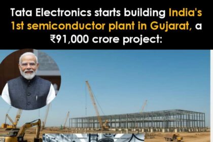 India's First Semiconductor Fabrication Plant in Dholera, Tata Electronics