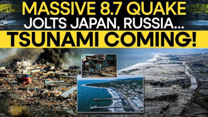 8.8-magnitude earthquake tsunami waves Russia US Japan Kamchatka Peninsula