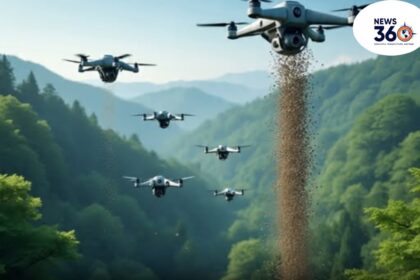 AI Powered Drones Planting Forests in Japan
