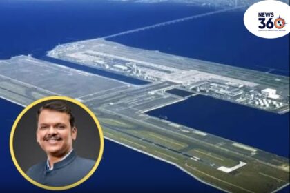 Maharashtra offshore airport construction on the Arabian Sea near Palghar