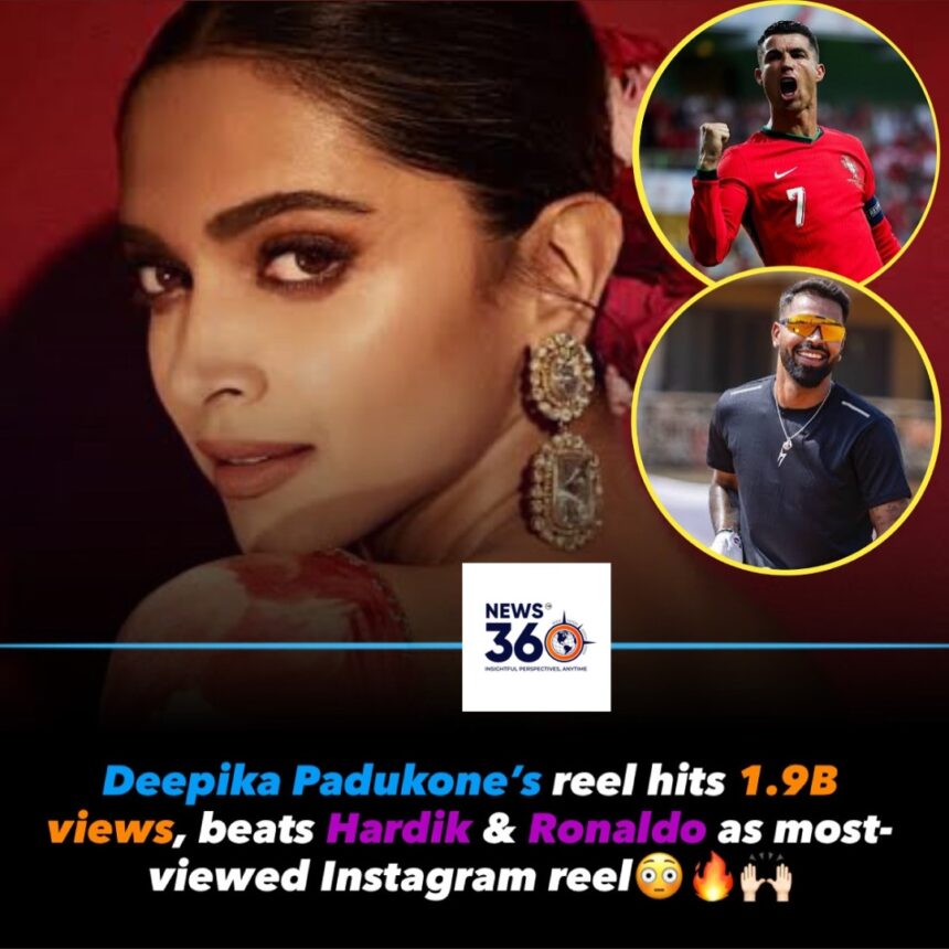 Deepika Padukone promotional reel Instagram record