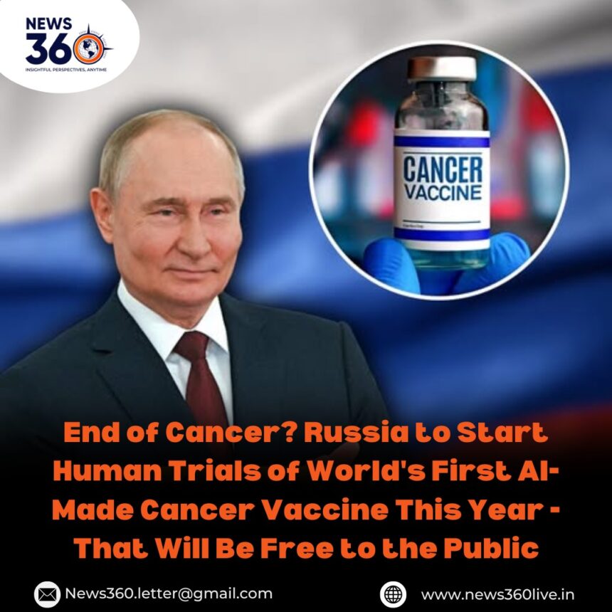 AI-developed cancer vaccine human trials in Russia