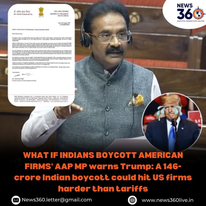 AAP MP warns Donald Trump about Indian market power impact on American firms