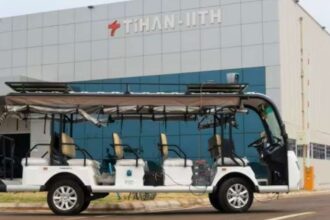 TiHAN self-driving buses at IIT Hyderabad