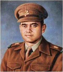 Major Shaitan Singh Bhati's body was flown to Jodhpur, where he was cremated with full state honours. (Image: Gallantary Awards Website)