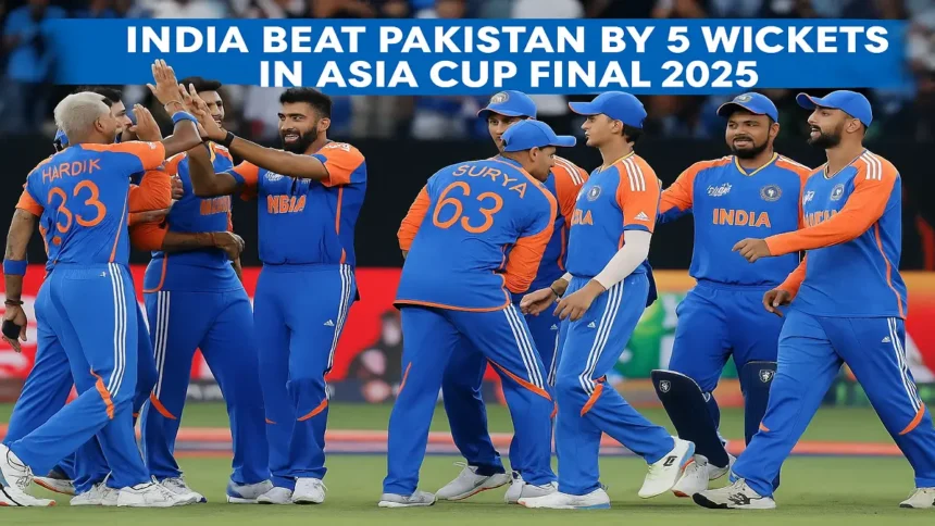 India vs Pakistan Highlights: India Clinch 9th Asia Cup Title