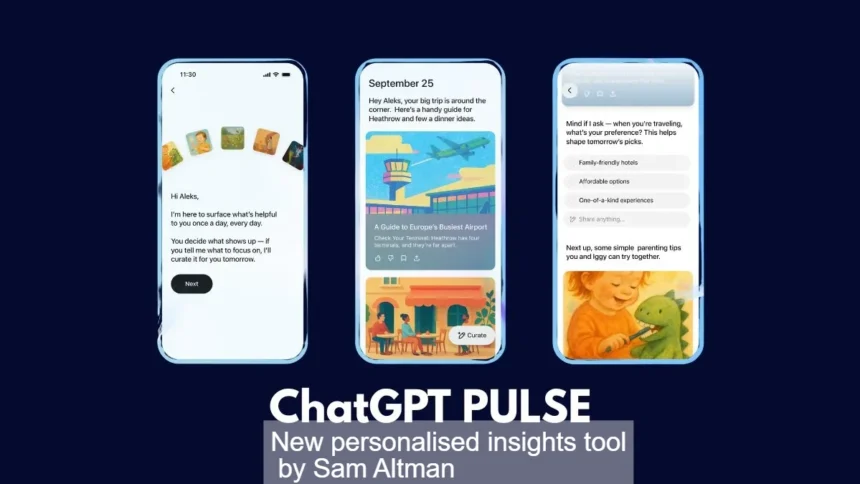 Pulse: ChatGPT's new personalised insights tool by Sam Altman