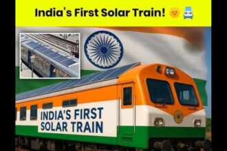 India's First Solar-Powered Train by Indian Railways