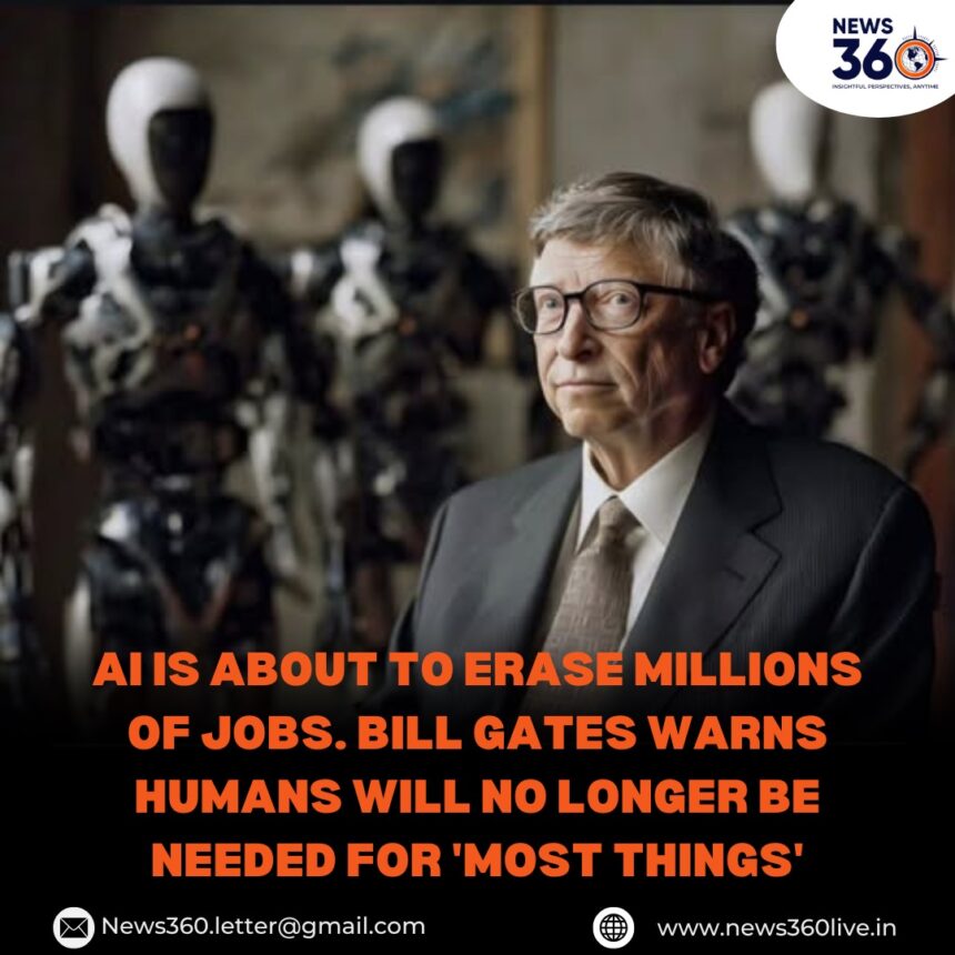 AI Revolution Job Losses Bill Gates Warning Future Dominated by Machines