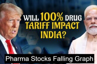 Pharma Stocks Falling Graph