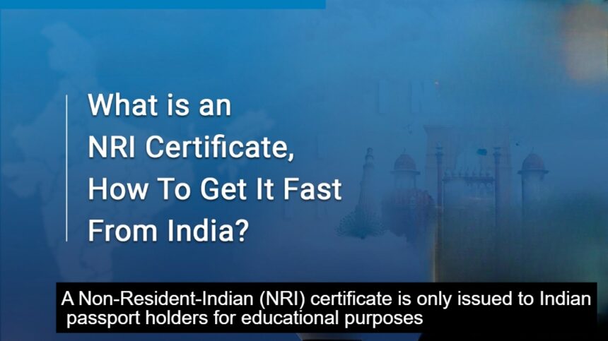 NRI Certificate in the UAE