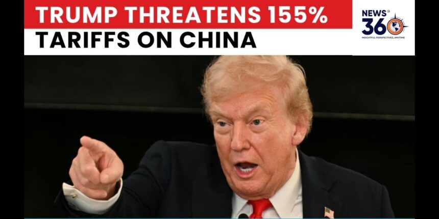 Trump warns of 155% tariffs on China if trade deal not finalised